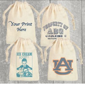 Custom Printed Drawstring Cotton Bag 4"x6"